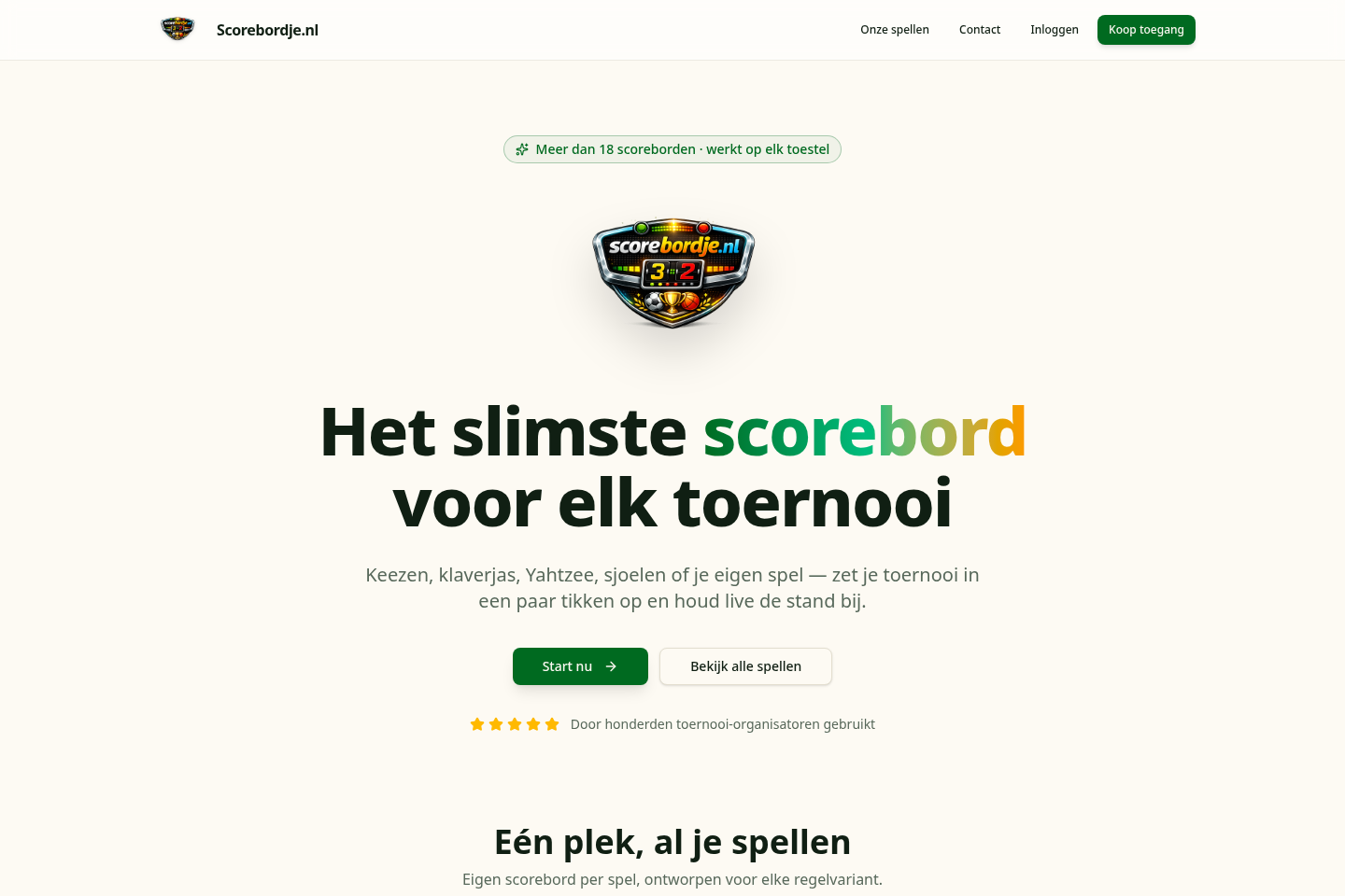 Scorebordje.nl